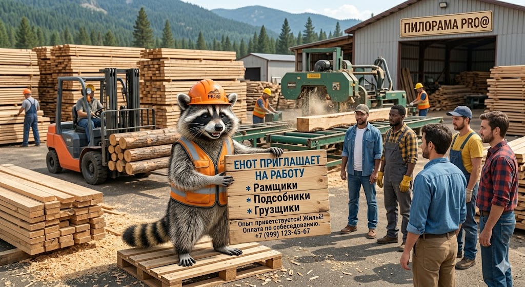Вакансии на пилораме в Москве и Московской области