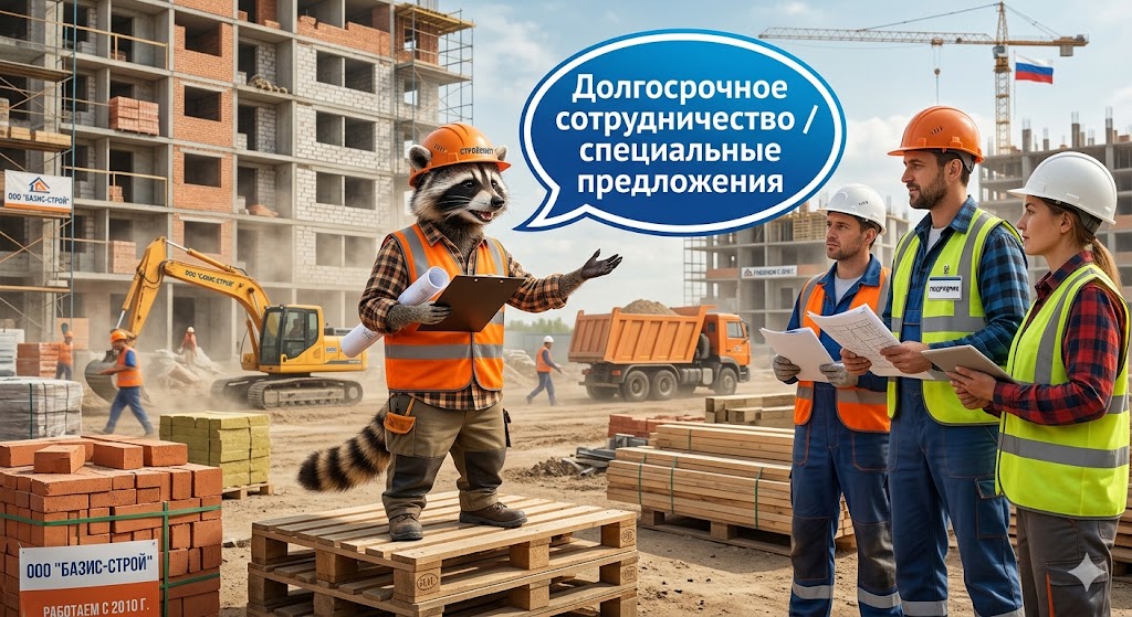 Сотрудничество со строительными бригадами и компаниями