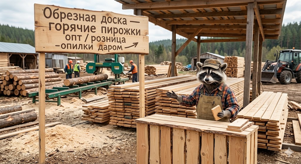Распил доски и бруса под заказ